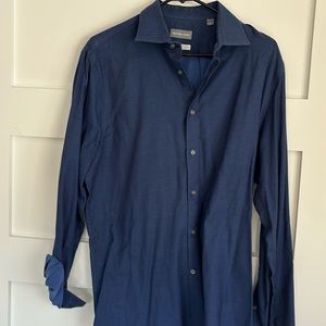 Men’s Michael Kors, dress shirt, button-down navy